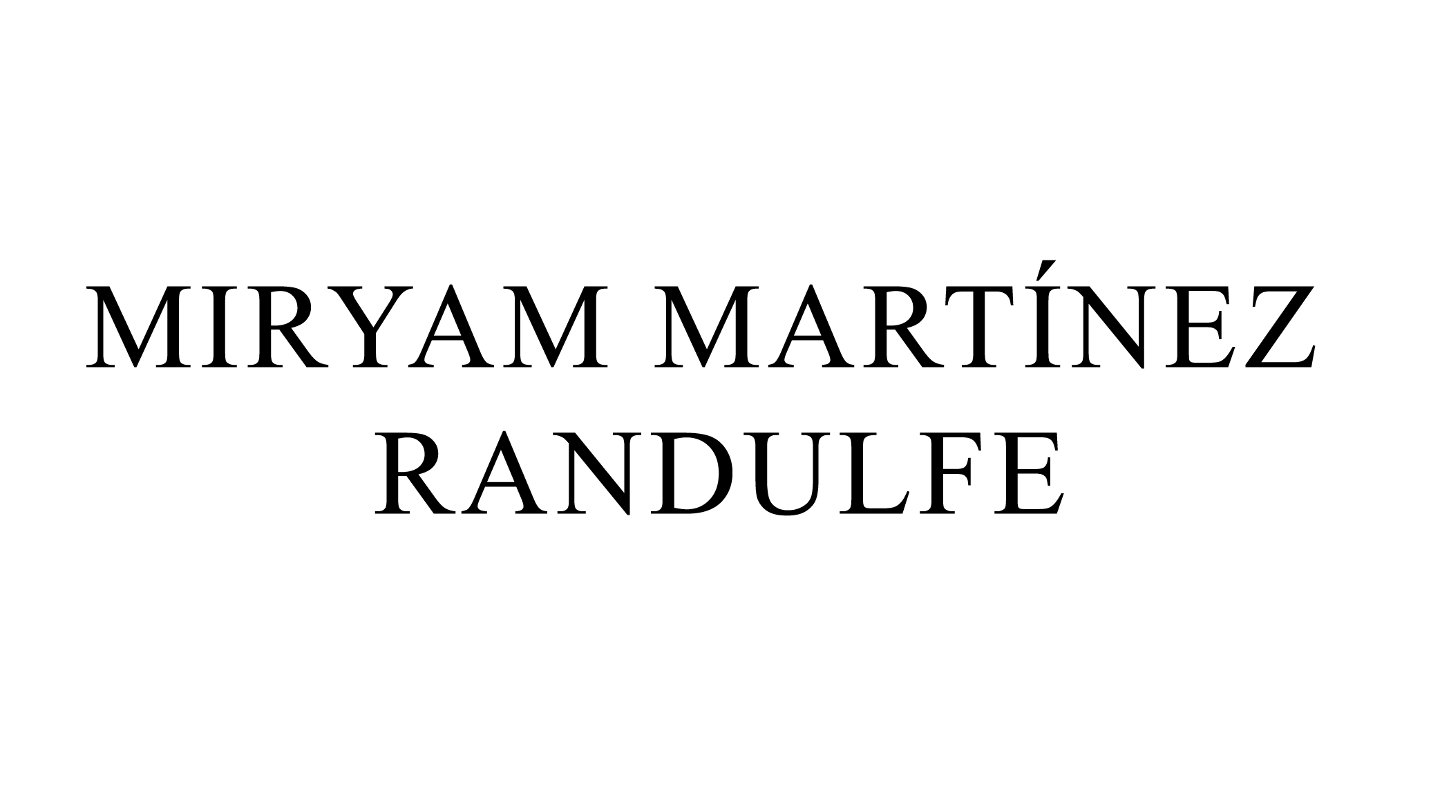 Logo Miryam Martinez Randulfe
